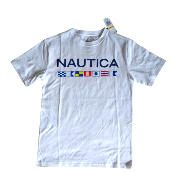 *NEW* Boys Nautica T-shirt Sz M 10/12 - Picture 1 of 3